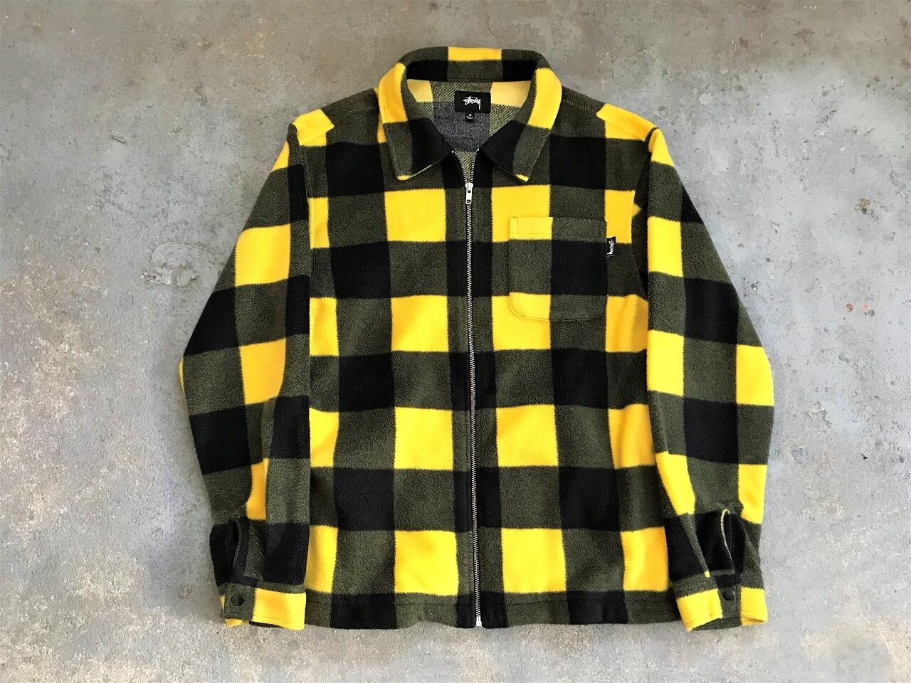 Stussy full zip fleece jacket