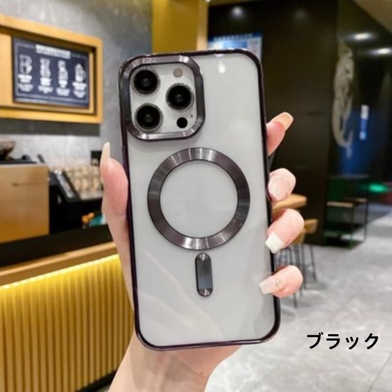 iPhone14Pro 6.1インチ ソフトシリコン 磁気ワイヤレス充電カバー 4a6717a5fe1d6b18332b3abdaca7aa