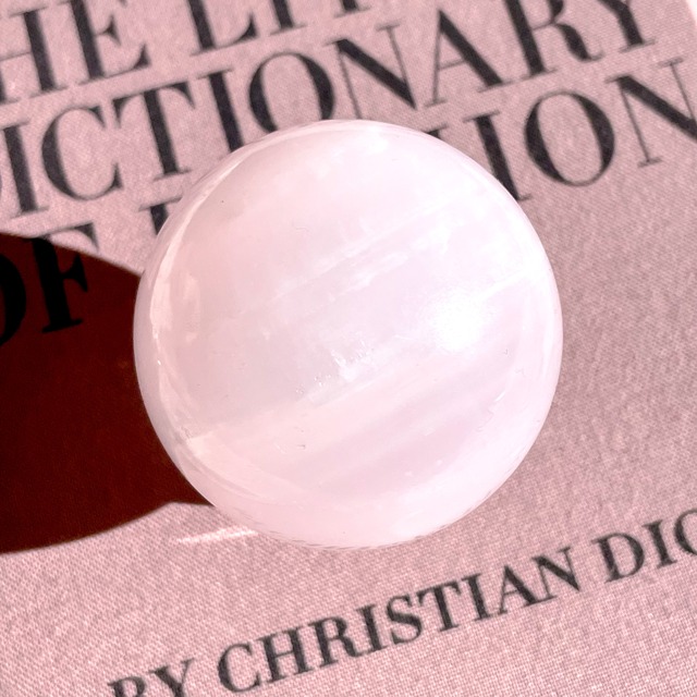 Pink Calcite Sphere 3 ✧ ピンクカルサイト