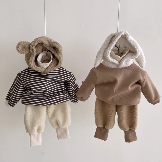 【BABY】厚手ウールパンツor Bearパーカーor rabbitパーカー