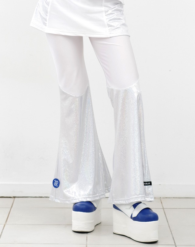 Spread Pants Gear【WHITE×HOLOGRAM】/AIKA ELECTRONICS