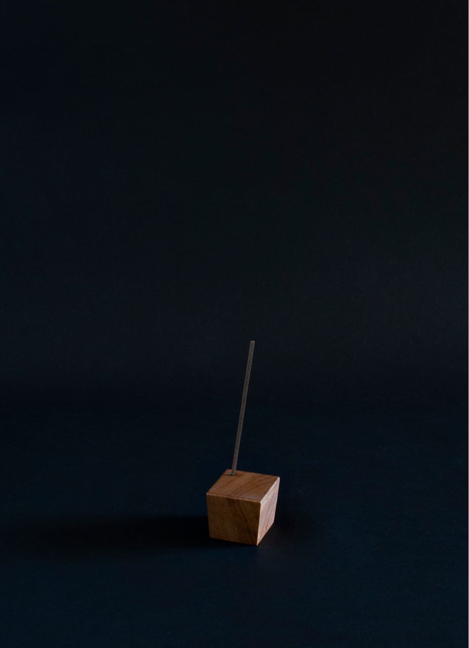 CUBE595 | Incense Holder <Wood>  5点セット