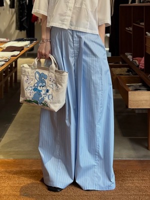 【26SS】nagonstans ナゴンスタンス / ワイドパンツ / square wide pants