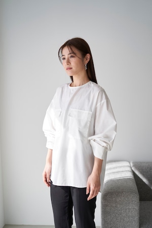 BIG Pocket Blouse - WHITE