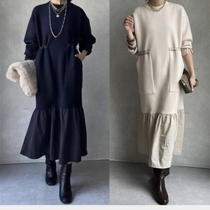 おしゃれロングワンピース