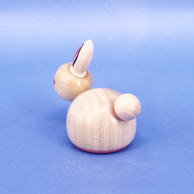 《 弥治郎系・上田康友 工人 》うさぎ独楽（こま）