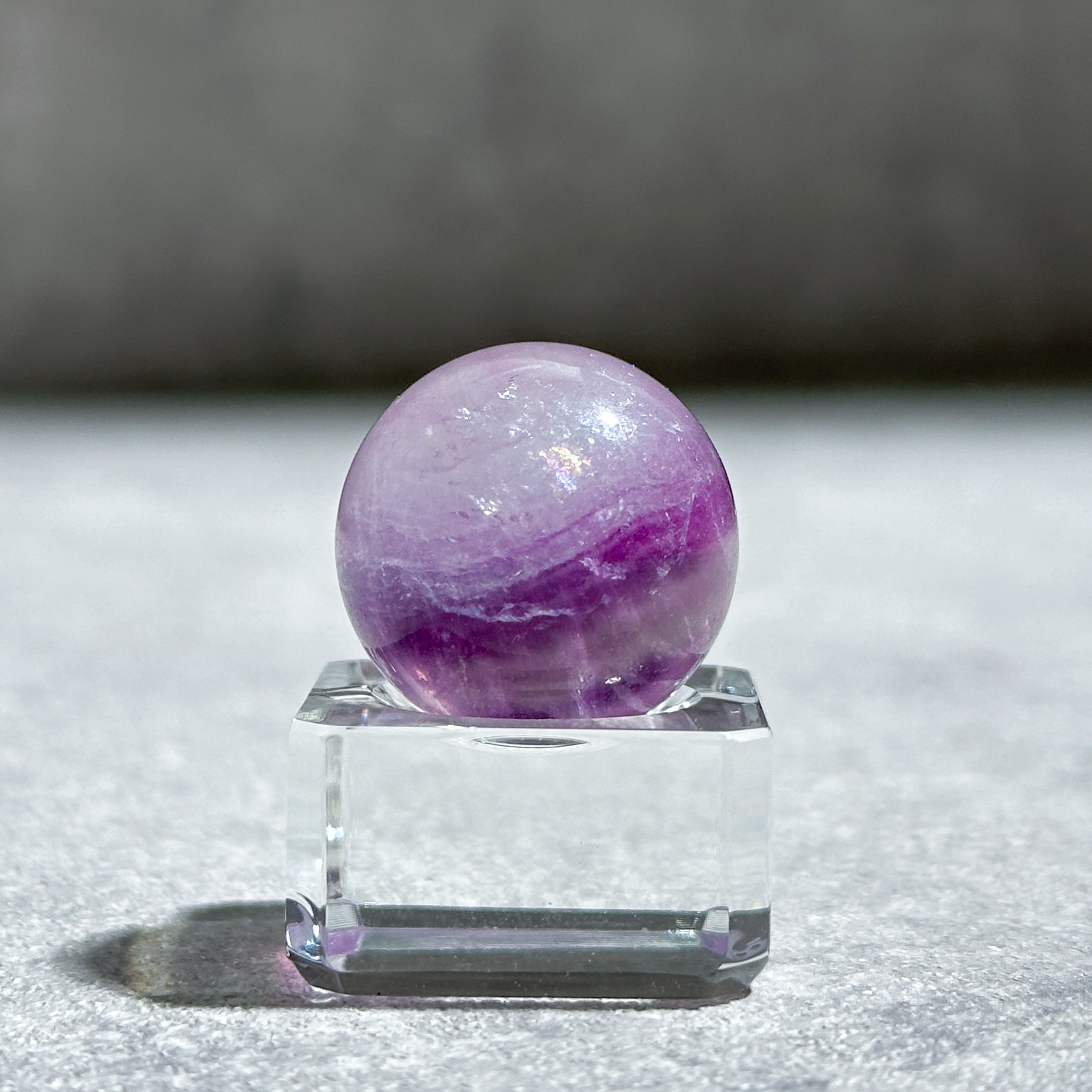 レインボーフローライト スフィア（丸玉）71◇ Rainbow Fluorite