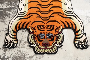Tibetan Tiger Rug 《Lサイズ•ウール048》チベタンタイガーラグ