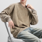 ロングスリーブ クルーネック Tシャツ af0082