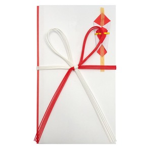 【特価処分】赤城 祝儀袋 紅白5本 祝 花結び 5枚入 キ980011