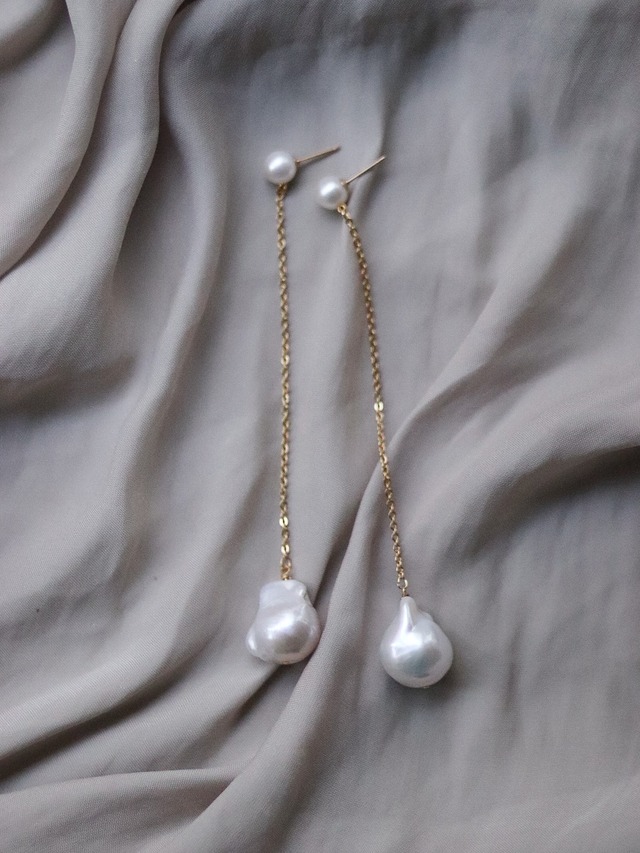 baroque pearl Ⅱ (chain Ⅱ) accessory