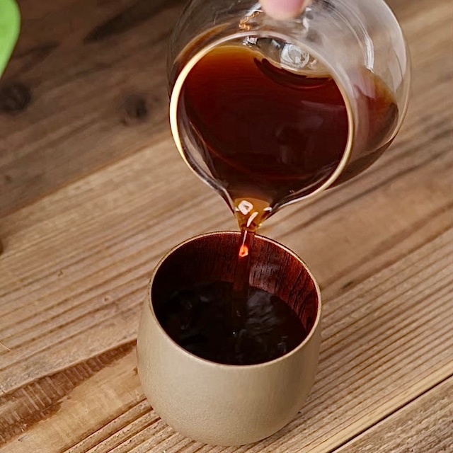 浅田漆器工芸 SUWARI うつろい シャンパンゴールド拭漆