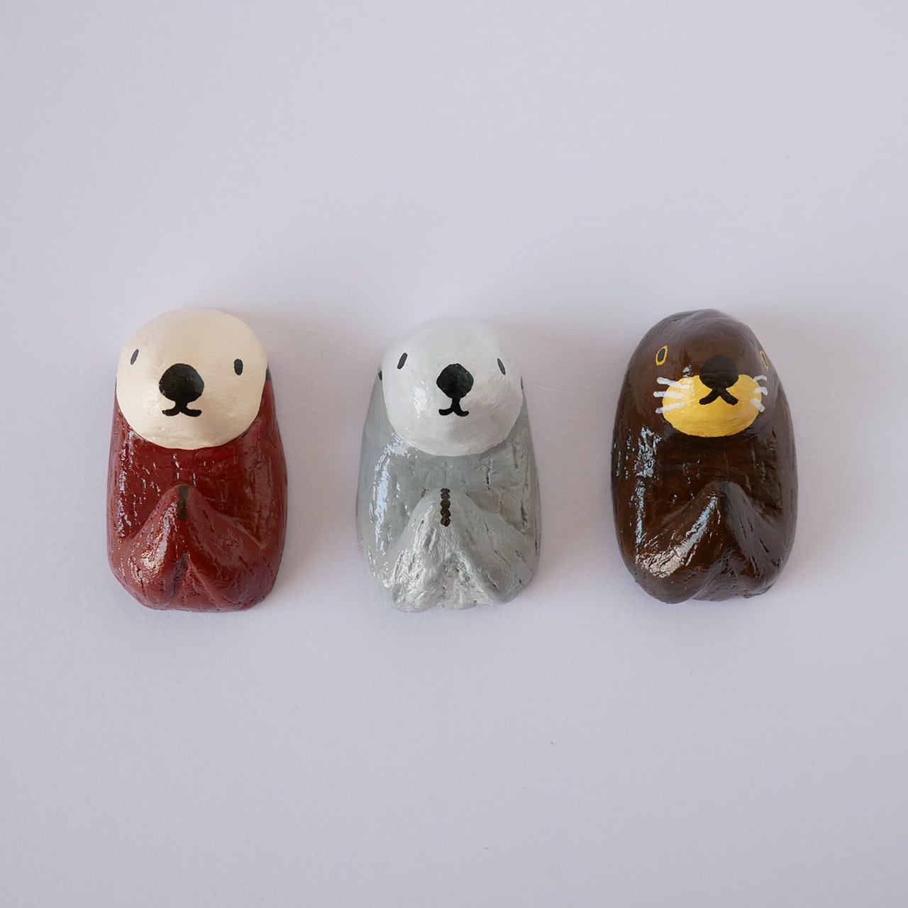 鍵2つが限界です。ラッコのお手てのキーフック | ラッコモノSHOP