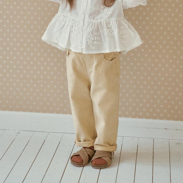 «予約»«ジュニアサイズあり»«Banana J» ラウンドパンツ 2colors