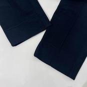 Munsingwear マンシングウェア ピケ ツータック スラックスパンツ 85/ネイビー/コーデュロイ