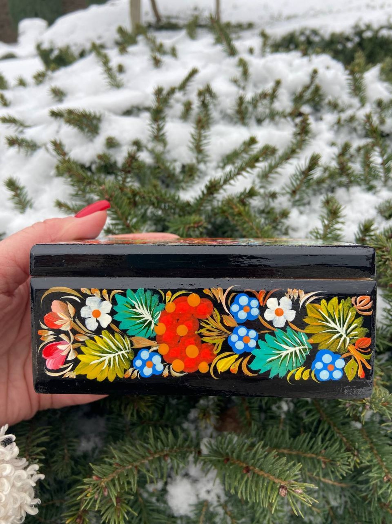 ペトリキウカのジュエリーボックス（巨匠ホロベッツ作） - 4