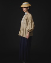 【Joëlle】Straw bell hat/ストローベルハット