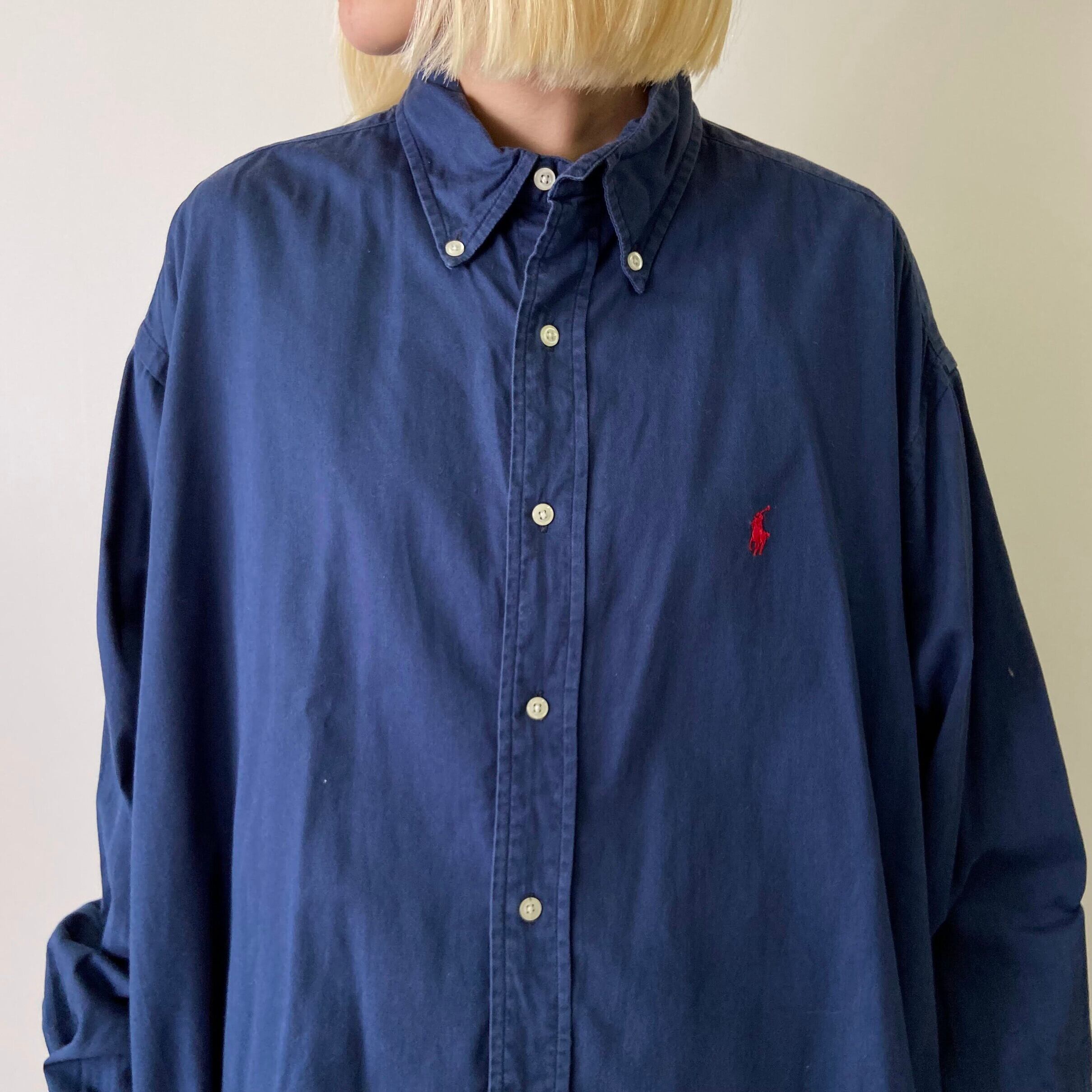 Ralph Lauren ラルフローレン BLAKE 長袖 ボタンダウンシャツ メンズXL