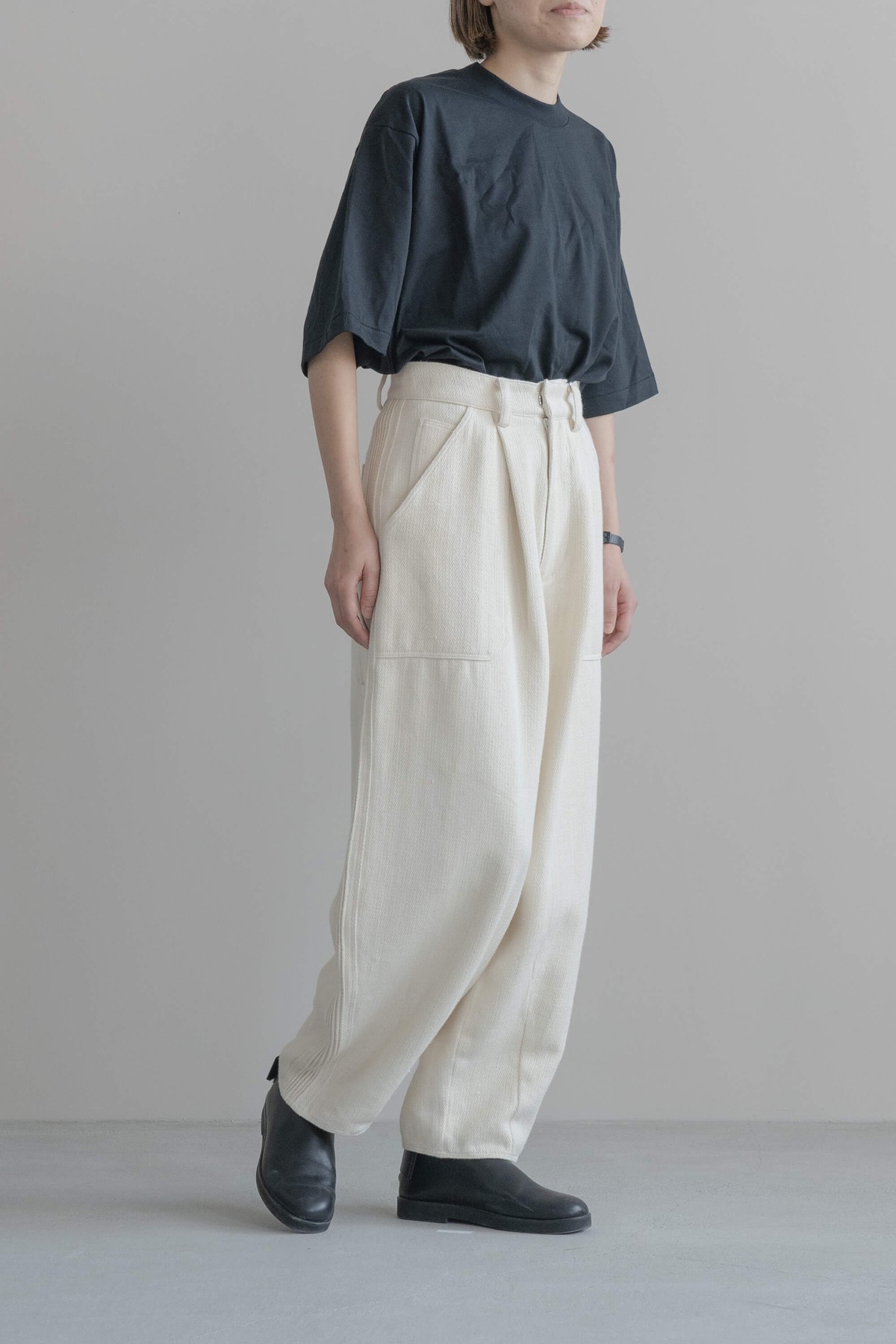 Pheeta - パンツ Daniele Off White | ROUND ROBIN CLOSET