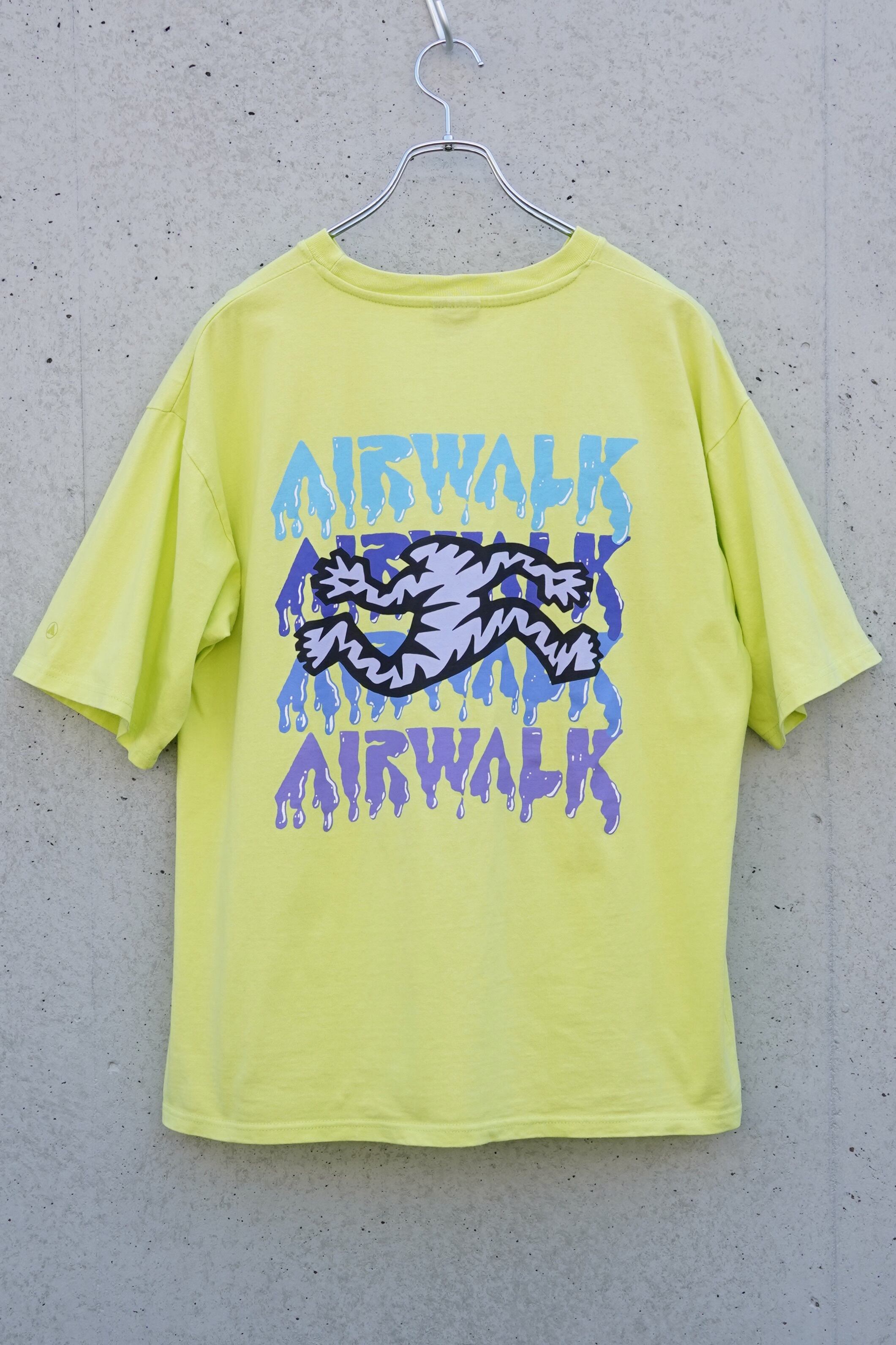 AIRWALK × RAGEBLUE Exclusive Graphic T-Shirt 2020 / Lime Yellow / L
