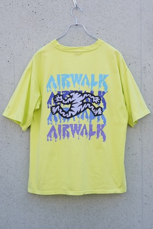 AIRWALK × RAGEBLUE Exclusive Graphic T-Shirt 2020 / Lime Yellow / L