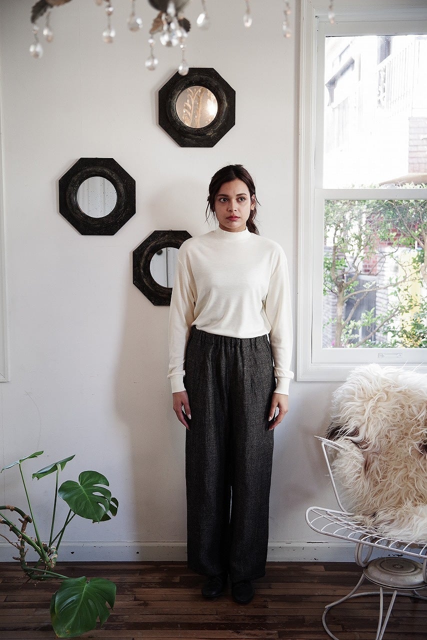 Super 120's Merino Mock Neck