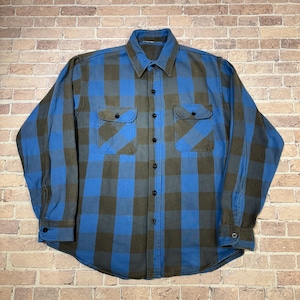 FLANNEL CHECK SHIRT BLUE/BLACK