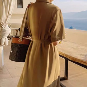 セパレート風ダブルブレストテーラードワンピース W00551