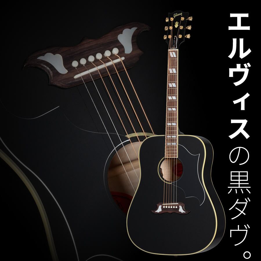 Gibson Elvis Dove (Ebony) [LR Baggs プリアンプ搭載エレアコ仕様