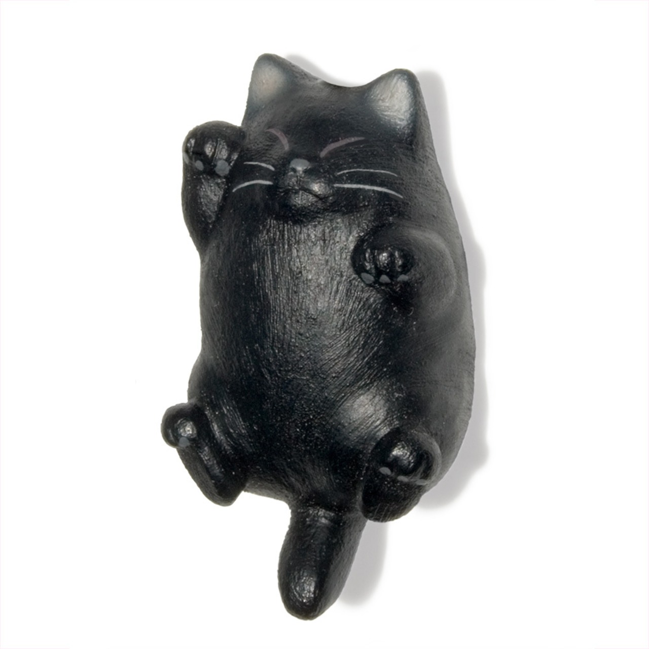 ペットラバーズ 猫どん でぶ猫 黒 ビーズ ストラップ N-2305