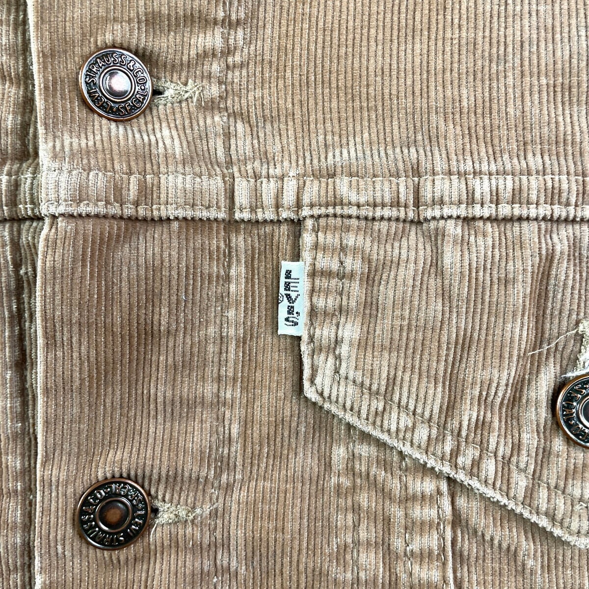 60~70年代 Levi's リーバイス BIGE ビッグE コーデュロイ トラッカー