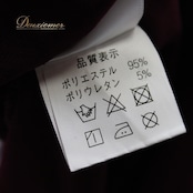 【美品 社交ダンス衣装】トップス レッスンウェア 練習着 ACROSS 赤系 ワインレッド レース 透け感 ラインストーン 華やか