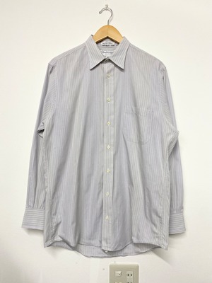 80-90sBurberrysOfLondon Cotton Imported Fabric Stripe Shirt/L