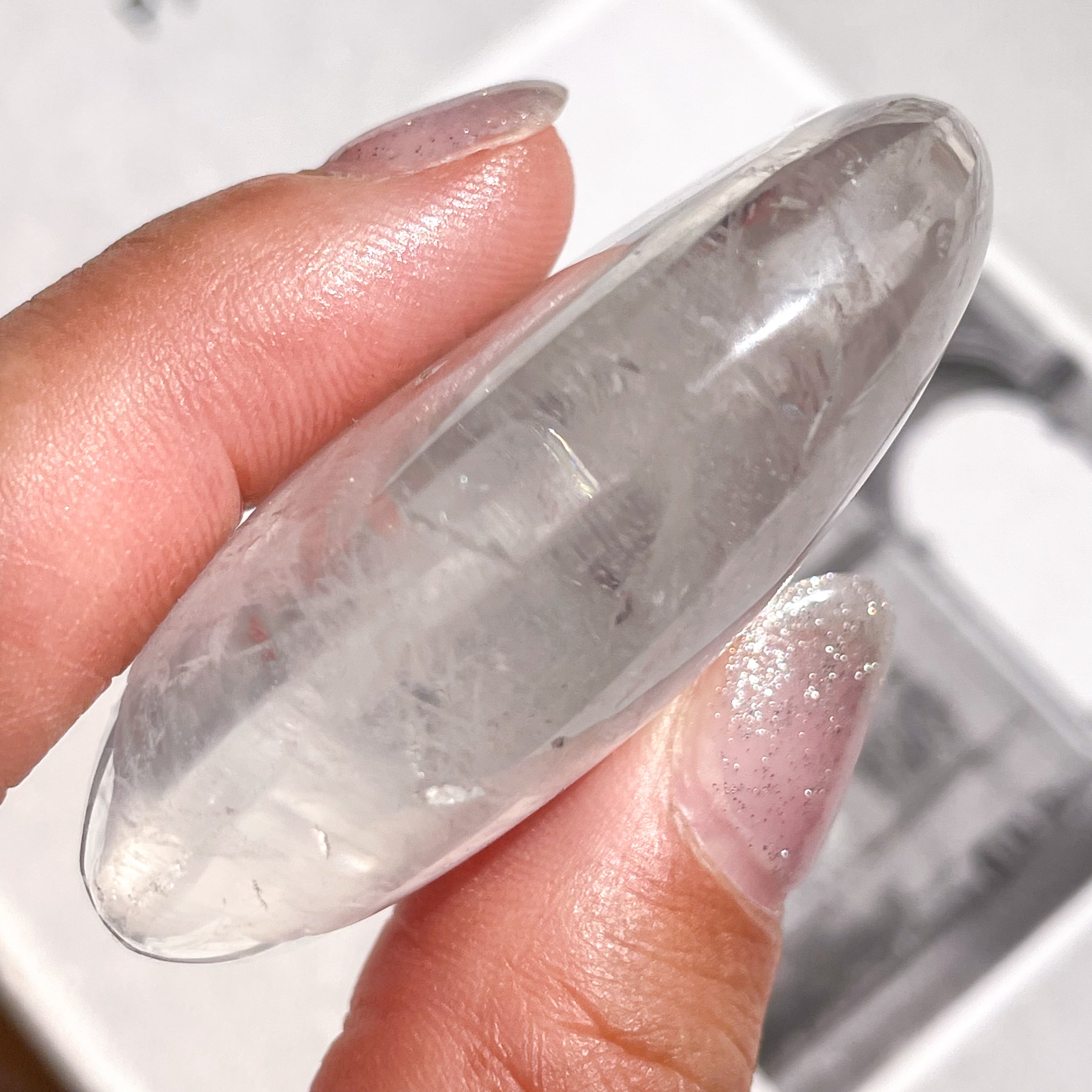 Clear Quartz Palm 1 ✧ クリアクォーツ | FLUXY - 天然石と鉱物のお店