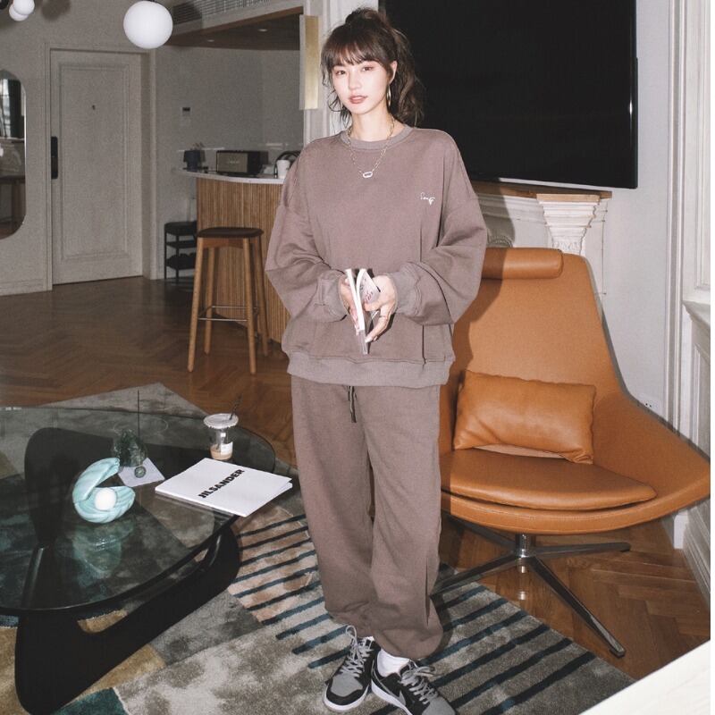 オータムスタイルカジュアルセーター パンツ レディース 秋物 ハンチェンe26511042502