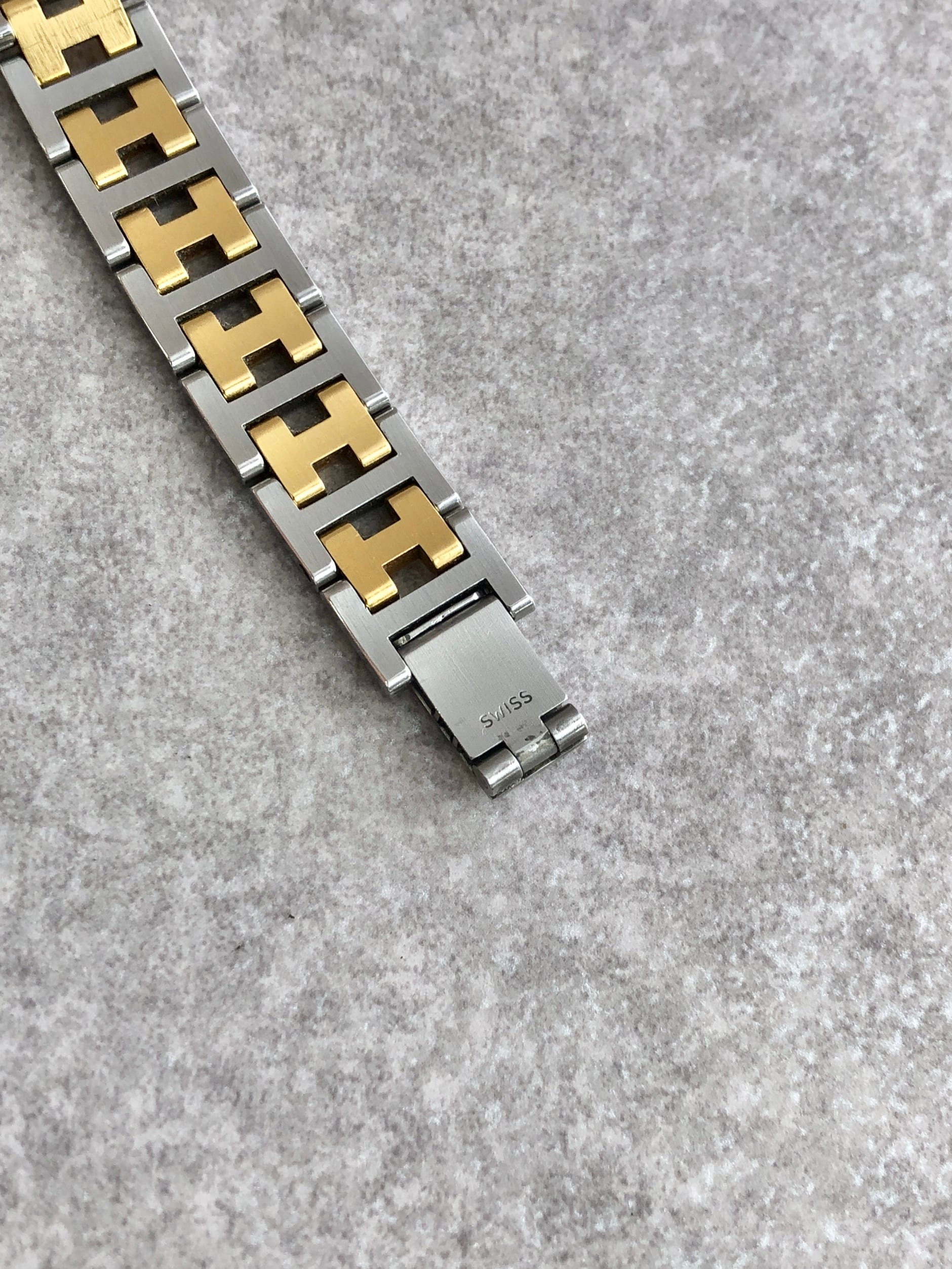 HERMES エルメス クリッパー 腕時計 シルバー ゴールド ステンレス