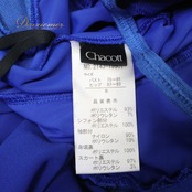 社交ダンス 衣装 Chacott チャコット ドレス ワンピース スタンダード ブルー系 青 無地 レース 高級感 華やか 上品 ダンス パーティ 発表会 フォーマル レディース
