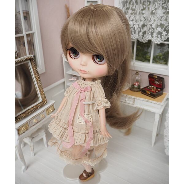 ネオブライス ウィッグ キューティポニーテール オリーブアッシュ(OA) 10インチ Blythe | Bonbon rouge Doll wig  shop powered by BASE