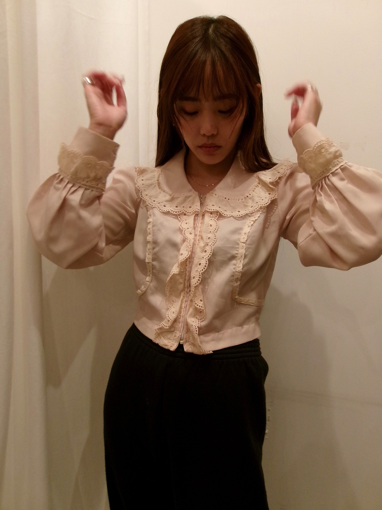 Zip up blouse Made in France