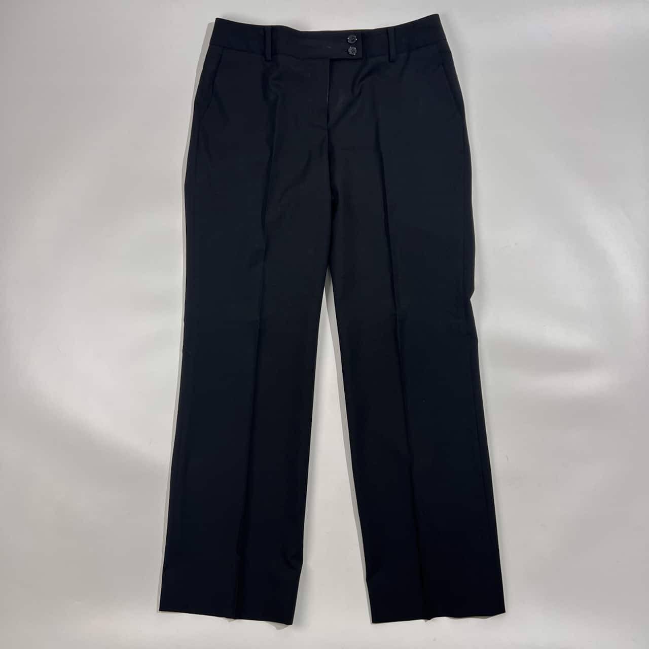 上下 Brooks Brothers ブルックスブラザーズ セットアップ ジャケット スラックス スーツ (上)7AR(下)11/ブラック レディース