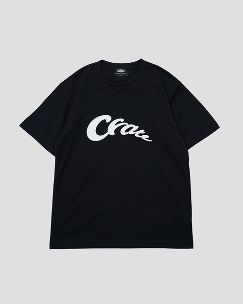 Spiral Mesh S/S Tee BLACK/WHITE