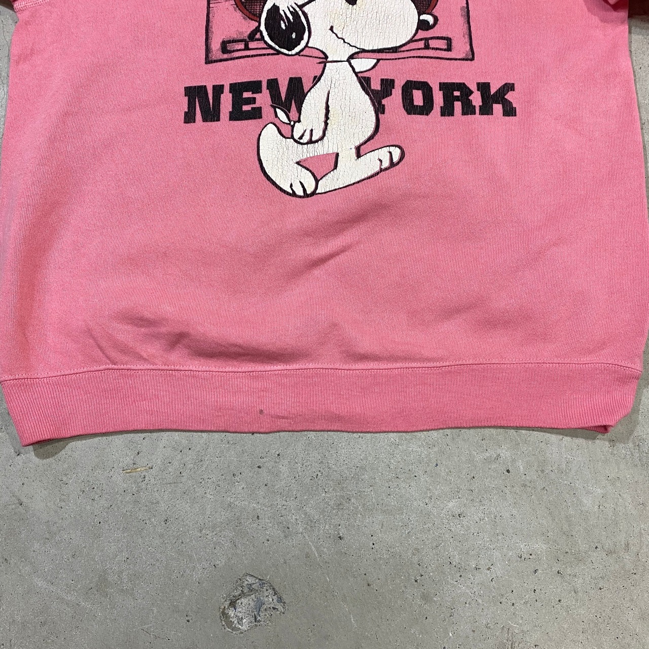 80年代 80s SNOOPY スヌーピー PEANUTS ピーナッツ NEW YORK ラグラン 