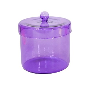 Neon Glass Canister ( Medium/ φ11.5cm×H10cm Purple) ネオンガラスキャニスター