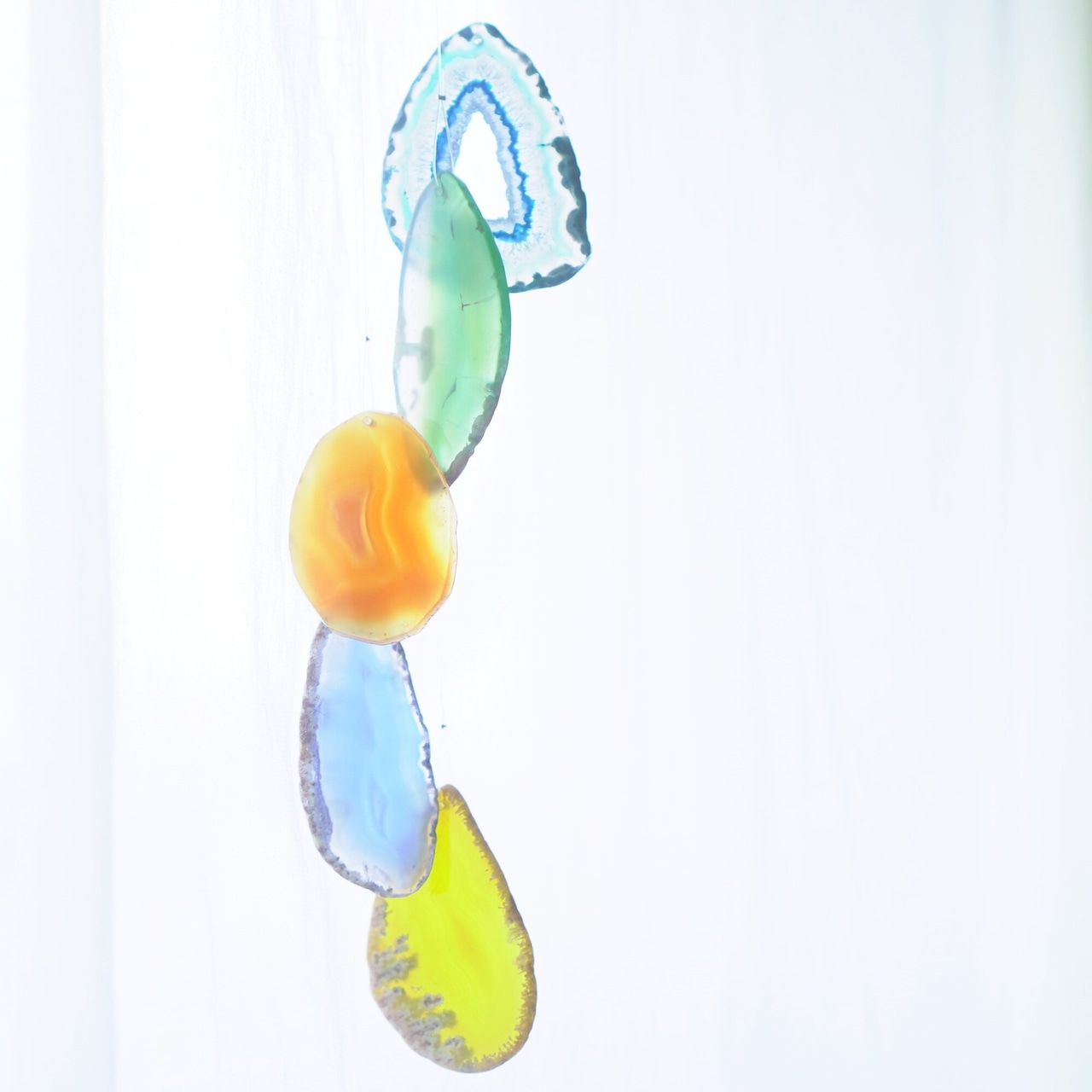 Fruits Wine 02 - アゲートヒーリングチャイム / Agate Sun Catcher Wind Chime 764