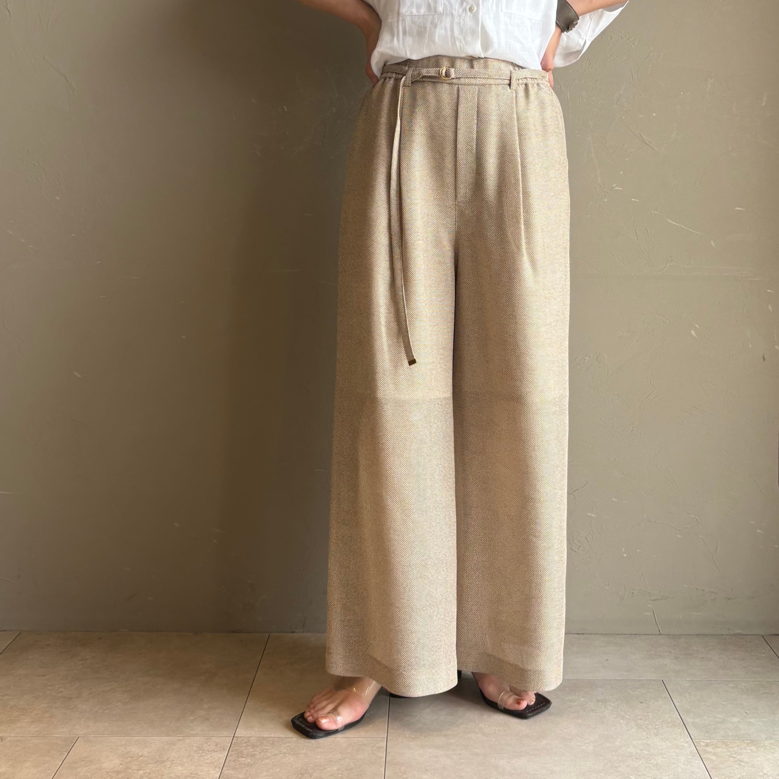 《 6/29まで期間限定POPUP 》【 TERRAORY 】Sheer Mesh Belt Pants