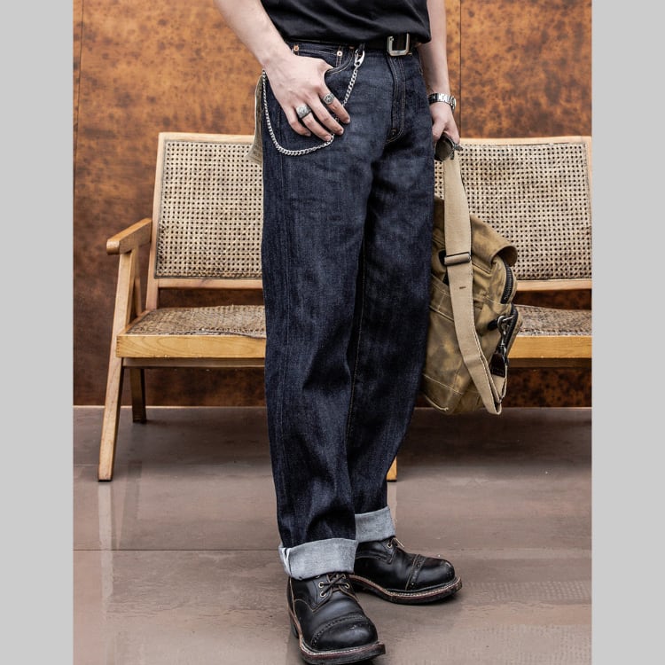 ストレートデニム G00137