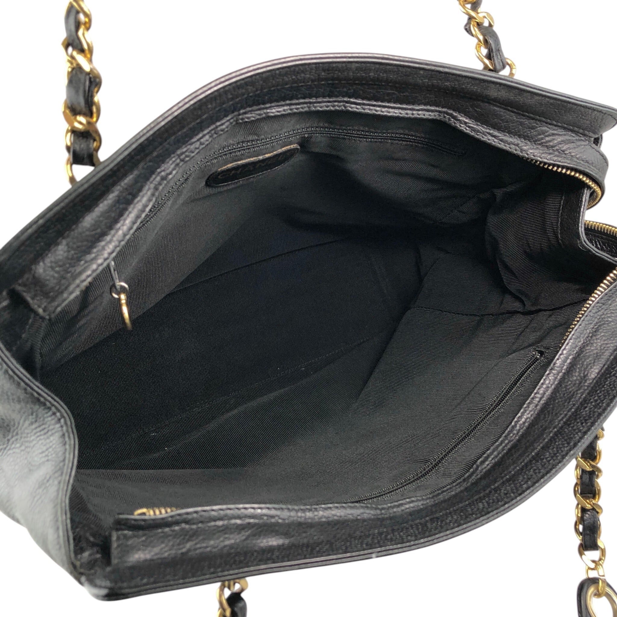 CHANEL シャネル トリプルココ ショルダーバッグ ブラック レザー