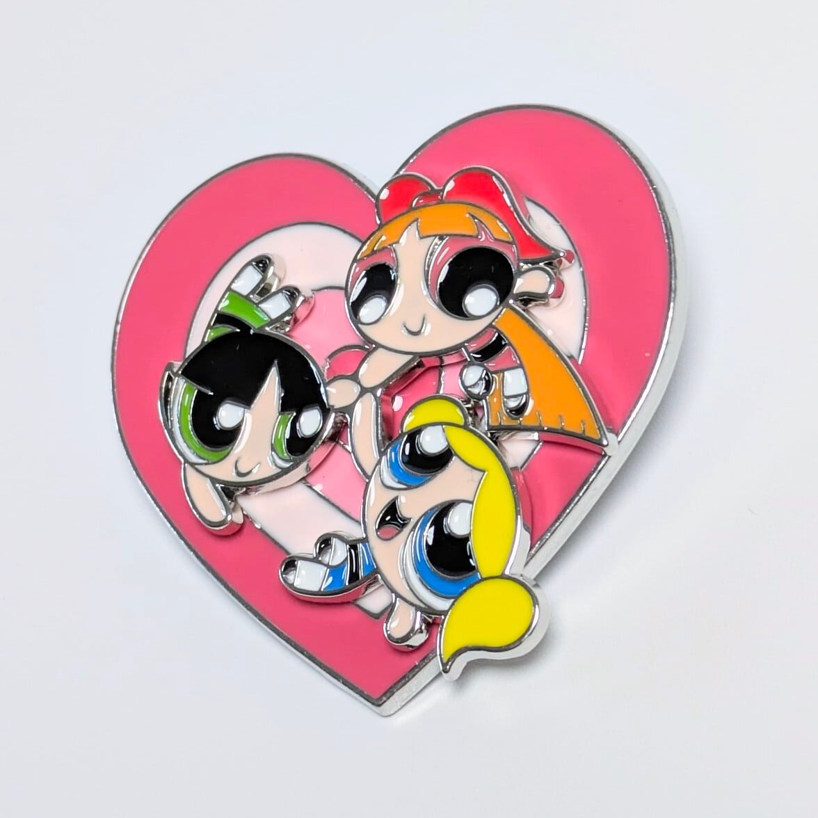 送料無料! ★PINS / ピンズ★【 The Powerpuff Girls ( パワーパフガールズ )】くるくる回るSPECIAL BIGピンズ〚アメリカン雑貨 アメトイ〛