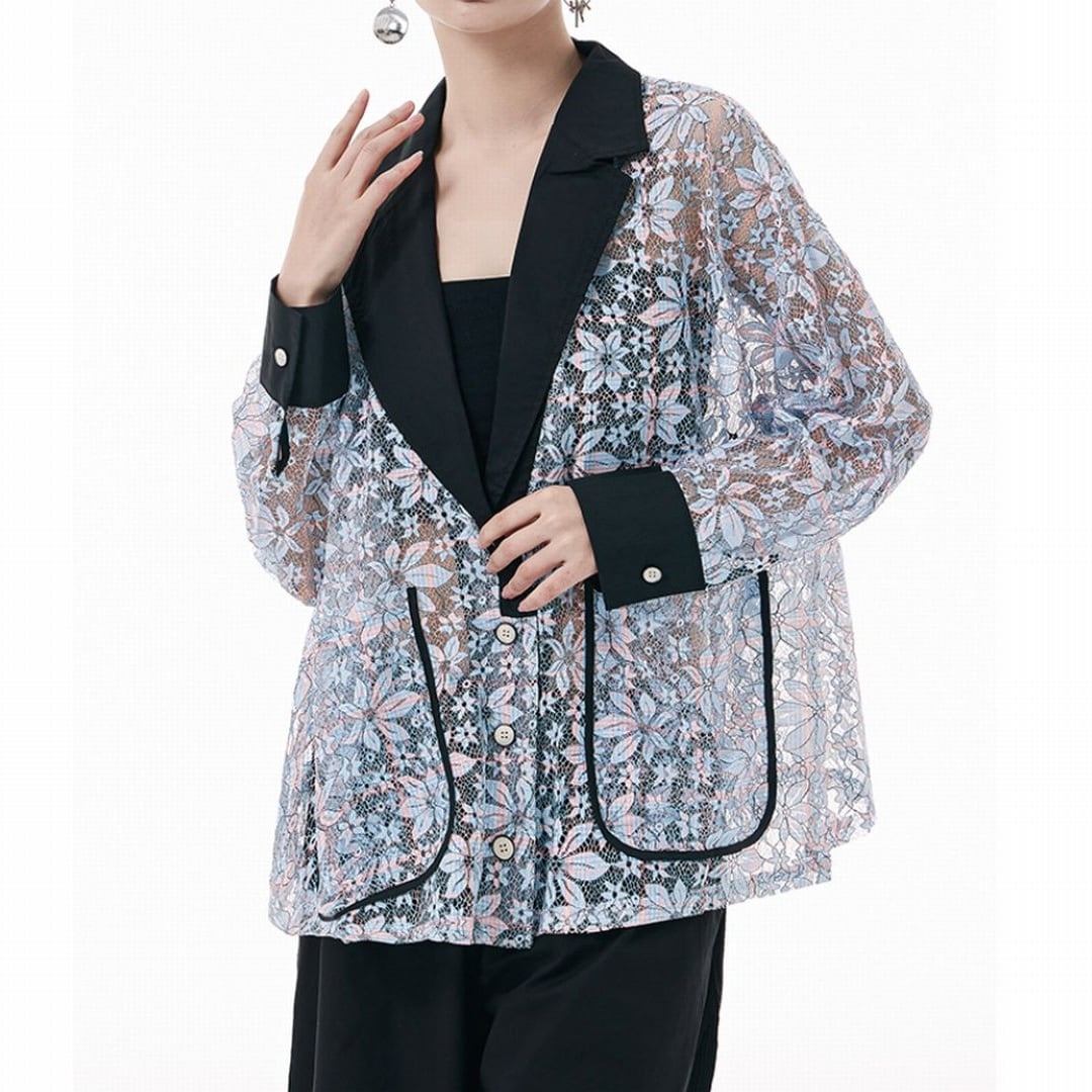 花柄レースシースルージャケット JK0209 | Style Sombre（スタイル