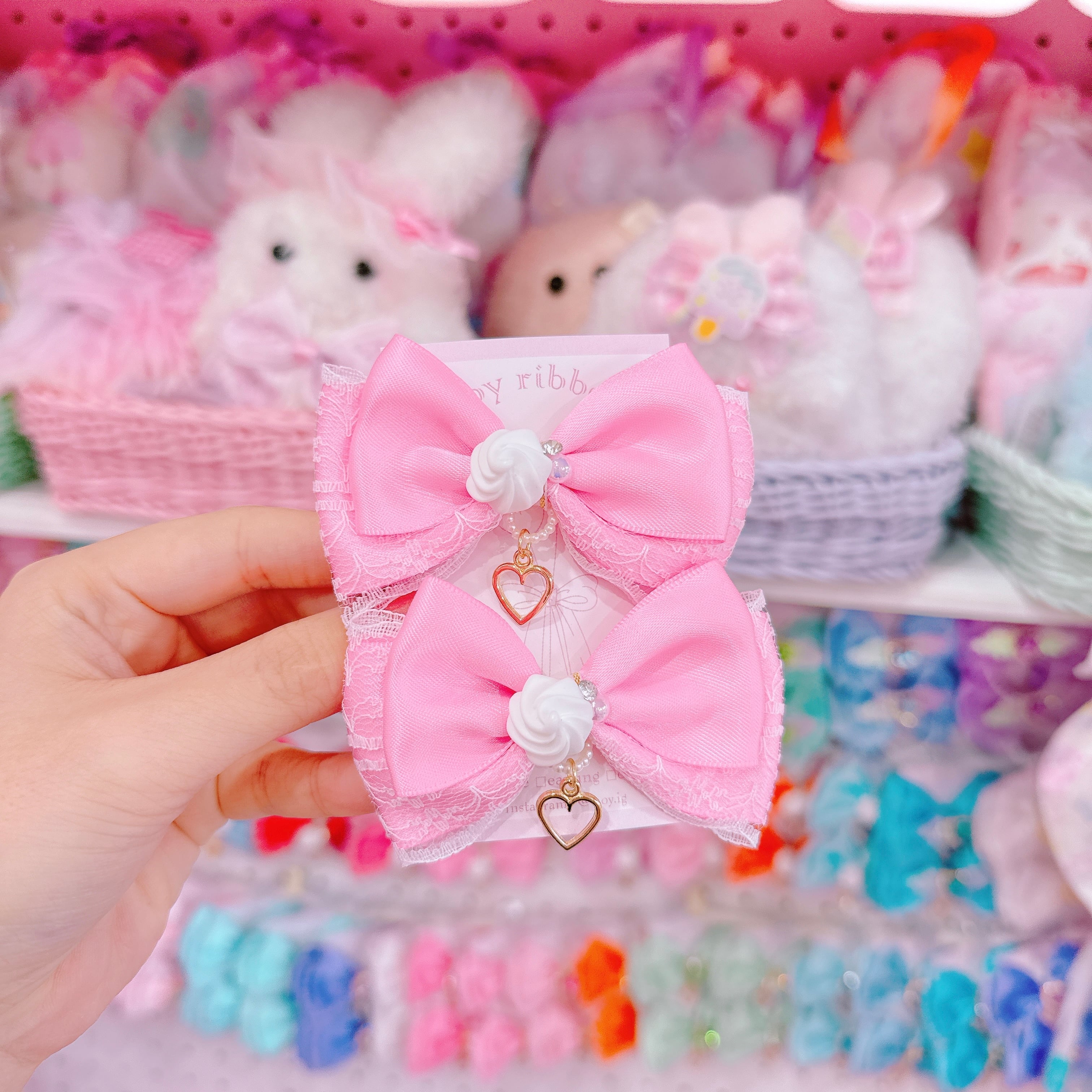 【F7】49-44ツインヘアクリップ